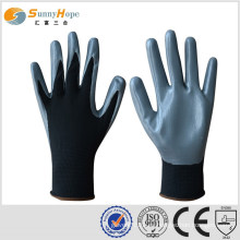 SUNNYHOPE 13gauge nylon nitirle sumergido guantes de palma